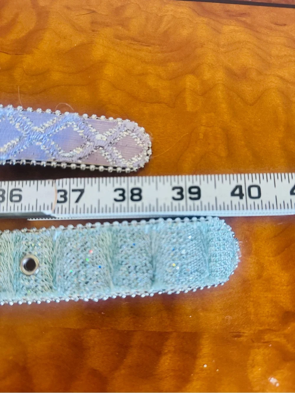 Authentic 90s Vintage belt set Lavender & Mint Embellished Women’s Belt Set